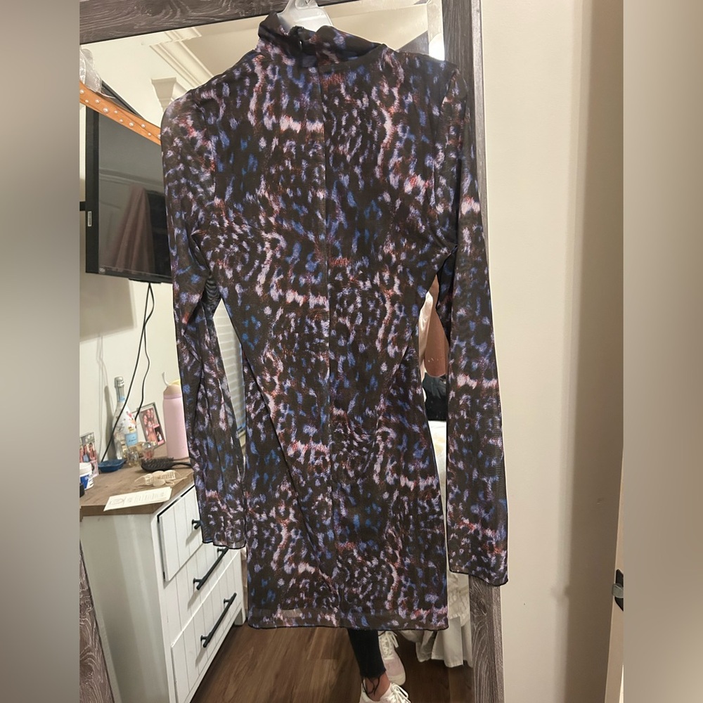 Stylish Multicolor Patterned Dress